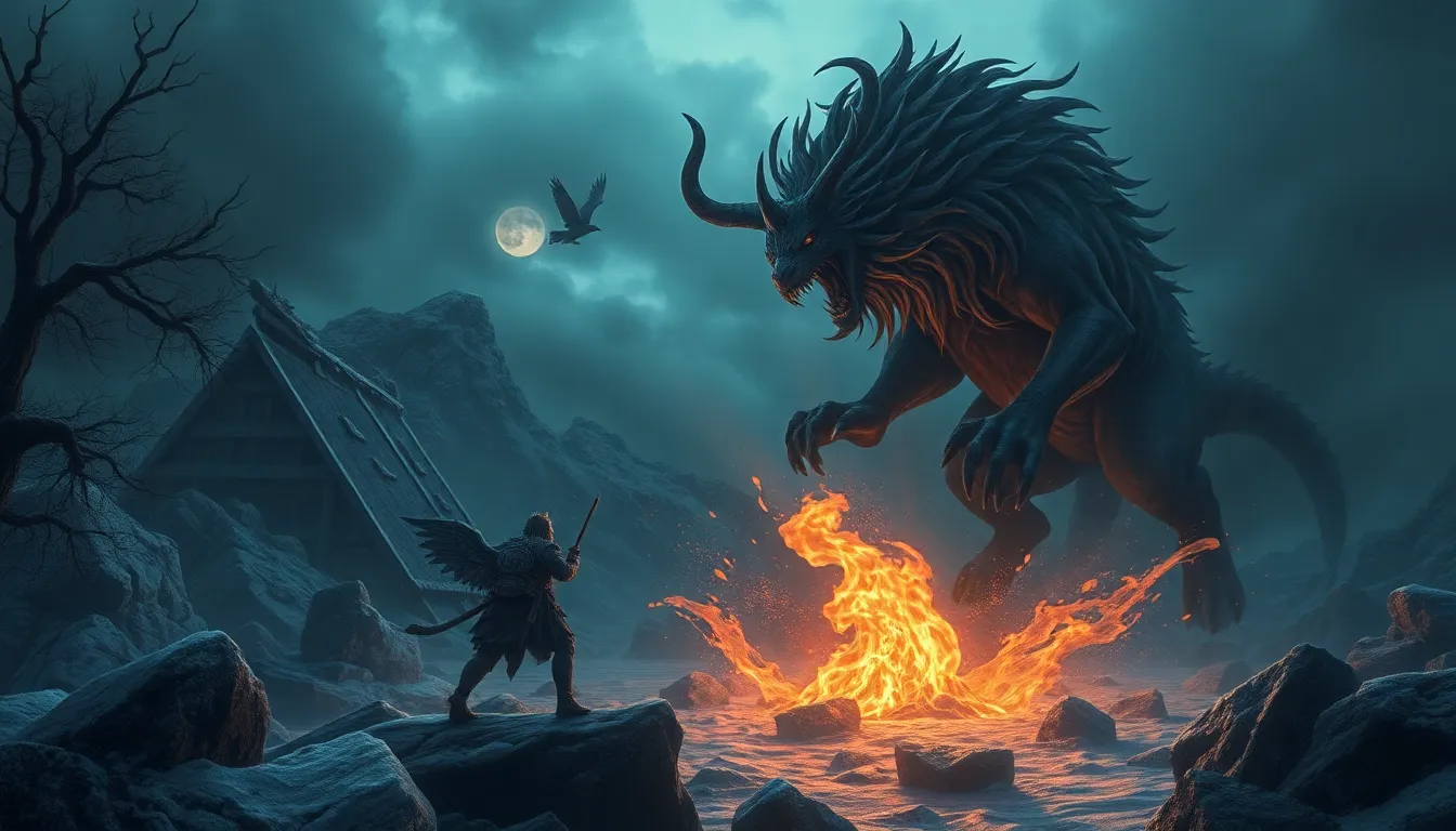 Fenrir’s Binding: A Story of Sacrifice and Survival - Norse Mythology